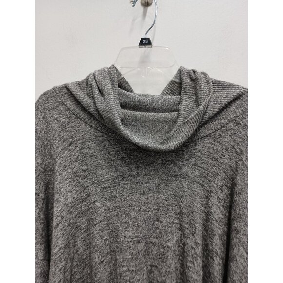 Anthropologie Postmark Womens BOHO Tunic Top Small Gray Long Sleeve Cowl Neck - Picture 2 of 8